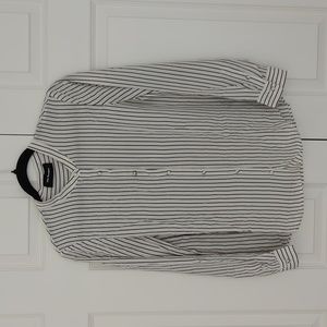 The Kooples 100% Silk Striped Blouse